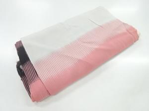 アンティーク　小格子模様織出し着物洗い張り